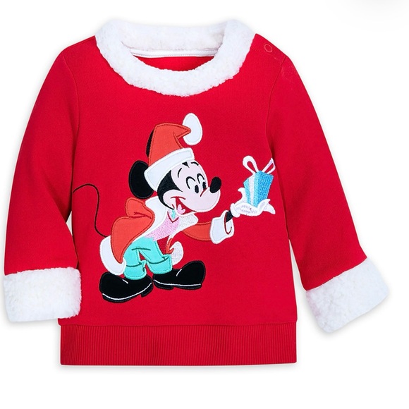 Disney Mickey Two pieces Set Red and White perfect for Christmas 🎄 - Picture 2 of 7